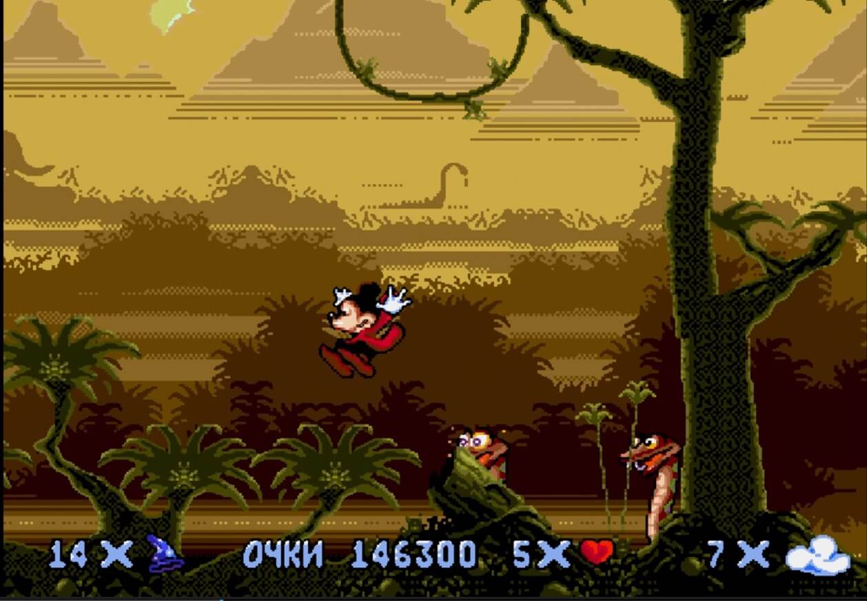 Fantasia - геймплей игры Sega Mega Drive\Genesis